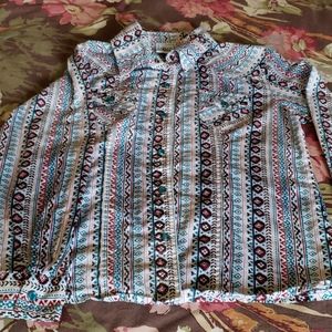 Cruel Girl L button down girls top